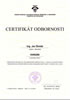 Certifikát odbornosti 2015